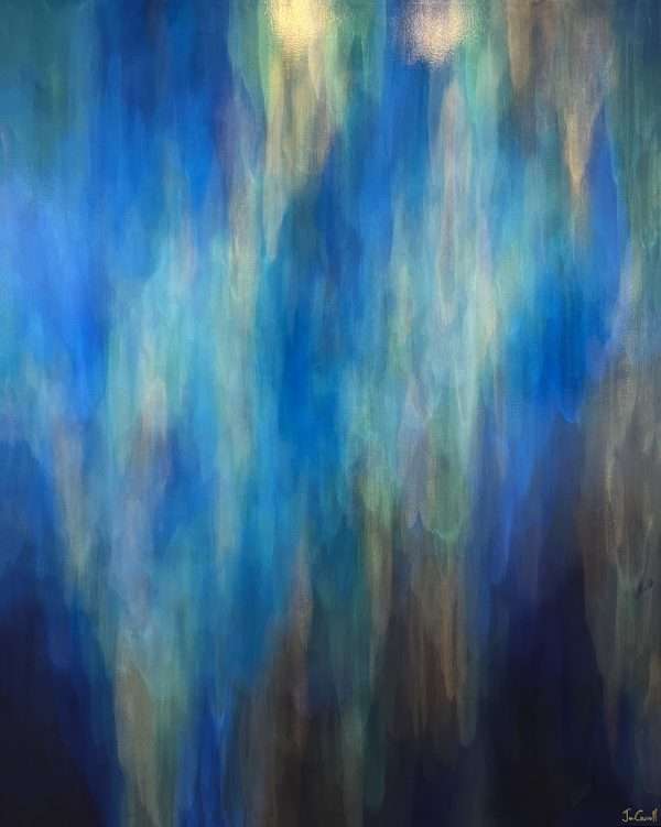 blue calming artwork