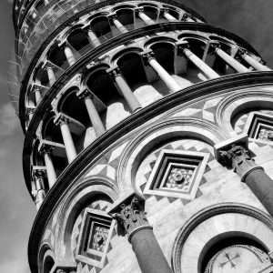 Disappearing Tower of Pisa - Pisa, Italy
