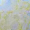 Abstract painting with textile details
