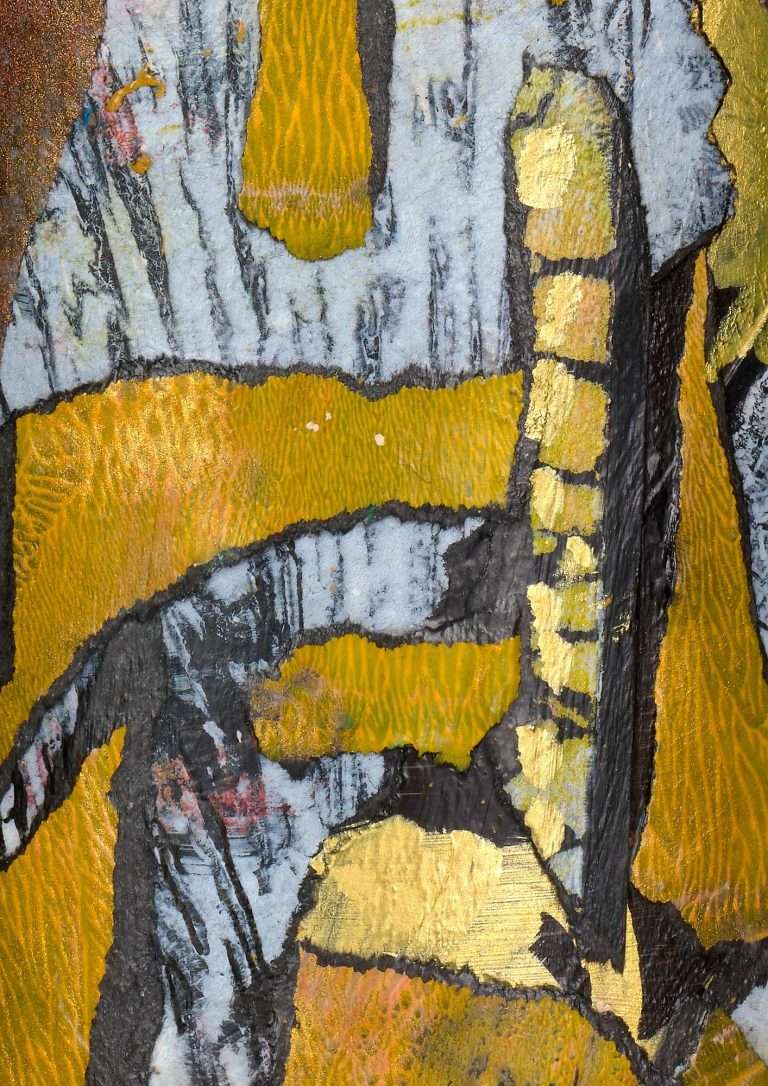 Gold, white, black texture shadows