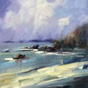 Cloudburst I | Painting by Sharon Martin