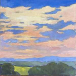 Painting by Sharon Martin | Light Over Banyule I
