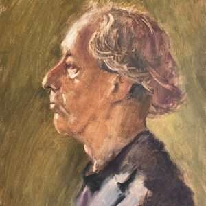 Oil painting by Sharon Martin of Andrew in the Tonal Impressionist method