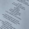 framed 'i know too much' poem by aliesha bannister, writer and soul medicine healer from Naarm/Melbourne