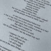 framed 'i know too much' poem by aliesha bannister, writer and soul medicine healer from Naarm/Melbourne